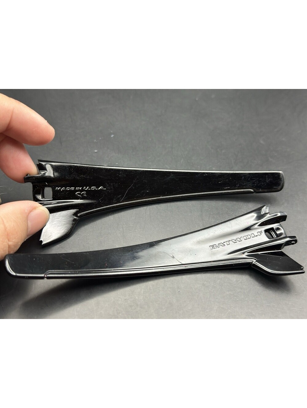 Oakley Batwolf OEM Polished Black Replacement Arms - Picture 7 of 7